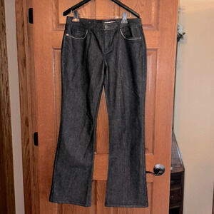 DKNY straight leg jeans.